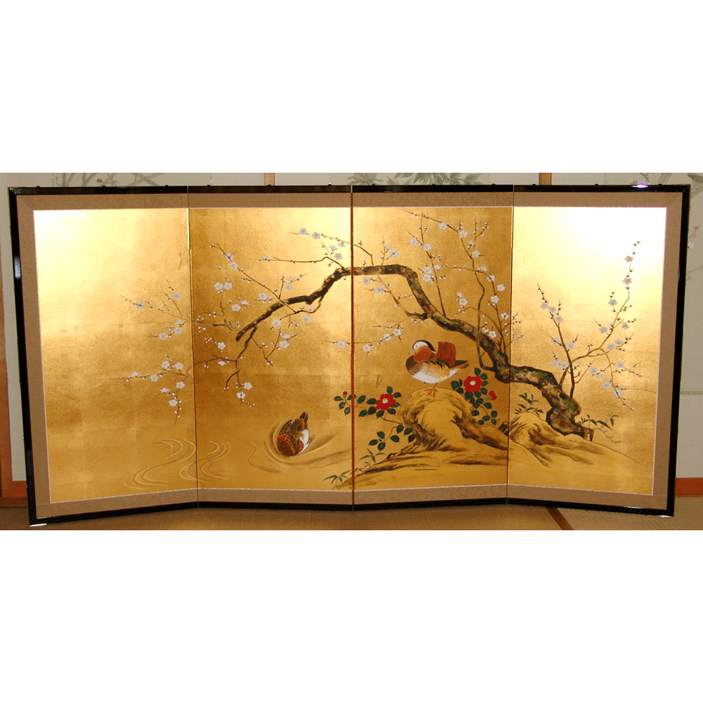 富永寿峰 梅と鴨 セレクトジャパンは日本の伝統工芸品を販売しています